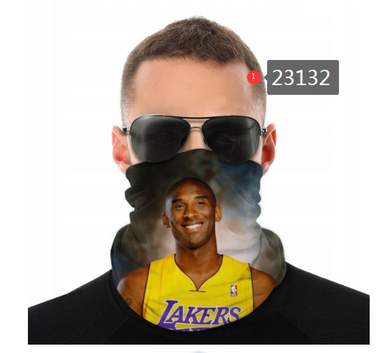 NBA 2021 Los Angeles Lakers #24 kobe bryant 23132 Dust mask with filter->nba dust mask->Sports Accessory